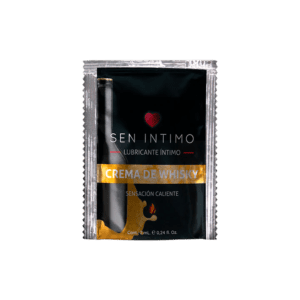 Lubricante Íntimo Crema De Whisky Sachet Sensación Caliente x 8 ml Sen Íntimo